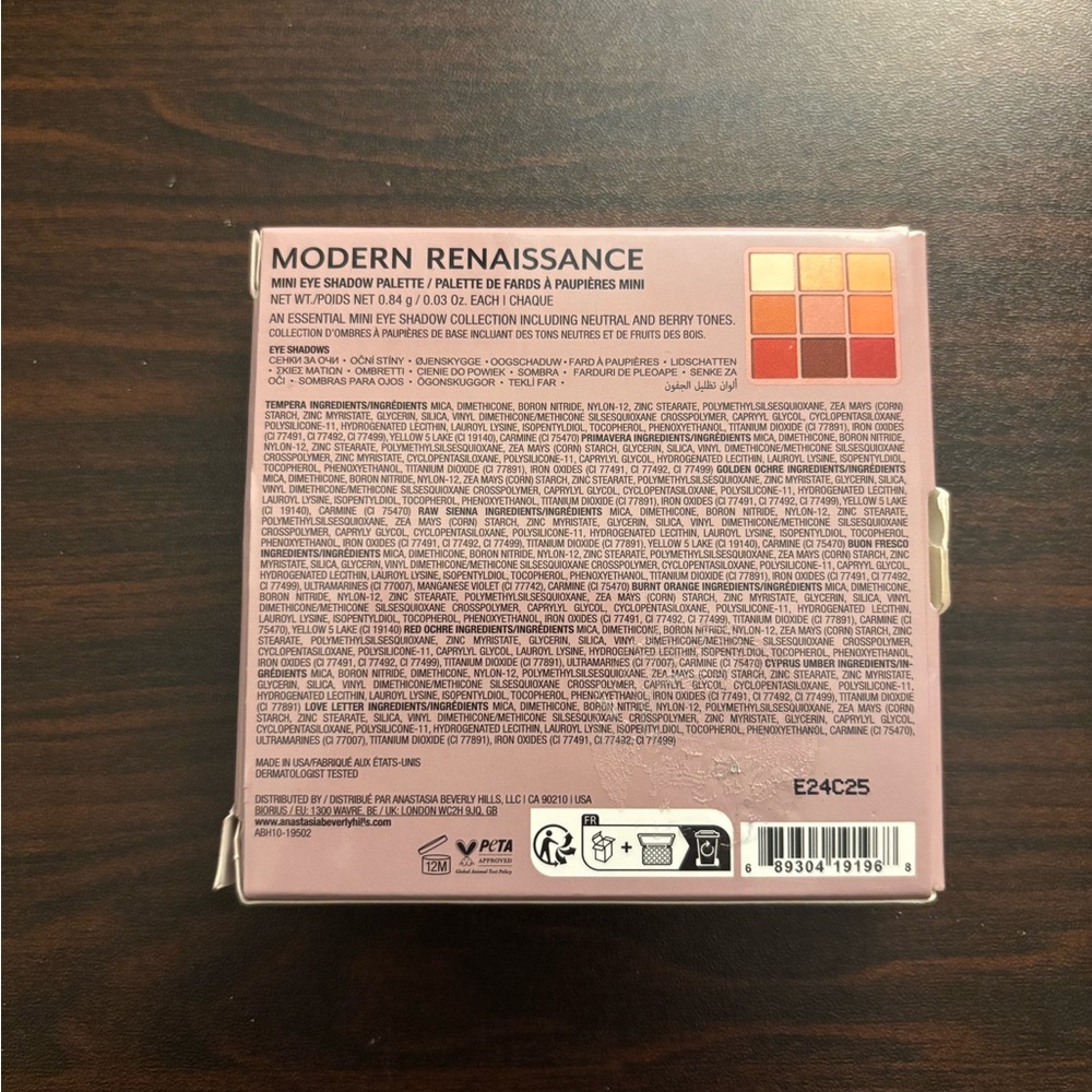 NWT Anastasia Beverly Hills Modern Renaissance Mini Eyeshadow Palette - Picture 8 of 8